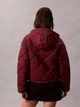 Куртка демисезонная с капюшоном женская Calvin Klein 418639714 XS Бордовая (1159916653) - изображение 2