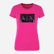 Футболка хлопковая женская Armani Exchange 965765514 L Розовая (1159890864) - изображение 5
