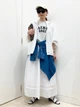 Футболка хлопковая оверсайз короткая женская Uniqlo 360921781 XL Серая (1159902182) - изображение 14