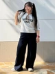Футболка хлопковая оверсайз короткая женская Uniqlo 360921781 XL Серая (1159902182) - изображение 15