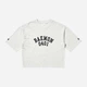 Футболка хлопковая оверсайз короткая женская Uniqlo 360921781 XL Серая (1159902182) - изображение 18