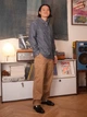 Рубашка джинсовая женская Uniqlo 728297419 XL Синяя (1159906805) - изображение 10
