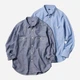 Рубашка джинсовая женская Uniqlo 728297419 XL Синяя (1159906805) - изображение 18