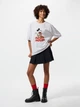 Футболка хлопковая оверсайз длинная женская Uniqlo 809878 L Серая (1159925540) - изображение 2