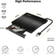 Внешний USB 3.0 DVD-RW/CD-RW привод ECD819-SU3 – портативный оптический дисковод - изображение 6