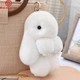 Меховой брелок Кролик Fendi из натурального меха зайка подвеска для сумки и ключей - изображение 5