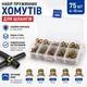 Набір пружинних хомутів для шлангів 75 шт 6–10 мм сталеві затискачі для паливних, повітряних та водяних шлангів у кейсі (139924143) - зображення 1