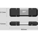 USB флеш накопитель Silicon Power USB 64G SILICON POWER usb3.2+TypeC Mobile C51 (SP064GBUC3C51V1S) - изображение 5