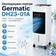 Мобильный охладитель воздуха Germatic DH23-01A 120 Вт напольный климатический комплекс 5,5 л с пультом - изображение 1
