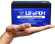 Літієвий акумулятор ECO-WORTHY LiFePO4 12V 8Ah (96Wh) з BMS 3000+ циклів акумуляторна батарея глибокого циклу - зображення 3