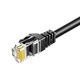 Патч-корд 15м UTP cat 6 RJ45 TopSpeed Ethernet Flat Cable Black Essager (EXCWXB-JSE01) - изображение 2