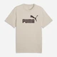 Футболка хлопковая длинная мужская Puma Essentials Foundation 68253392 S Silver Fog (4070033328019) - изображение 1