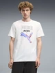 Футболка хлопковая длинная мужская Puma Graphics Cyber 69436102 L White (4070033362563) - изображение 1