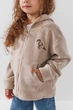 Кофта однотонна для дівчинки Lizi 24860 110 см Бежевий shop (2000990645371) - изображение 3