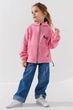 Кофта однотонна для дівчинки Lizi 24864 104 см Рожевий shop (2000990645289) - изображение 2