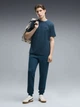 Футболка хлопковая длинная мужская Puma Essentials Foundation 68253536 L Midnight Petrol (4070033329092) - изображение 3