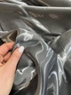 Ткань Атлас двусторонняя Серая - изображение 2