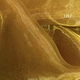 Тюль органза хамелеон горчично-золотая 6м - изображение 1