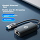Мережевий адаптер HP DHC-CT101C / USB 3.0 / Gigabit Ethernet / Black - зображення 4