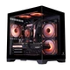 Корпус Wanjia Gungyongzhe MINI черный для плат M-ATX с СЖО 240 мм, пылевыми фильтрами и 5 вентиляторами RGB - изображение 5