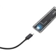 Корпус для зовнішнього SSD-накопичувача LINSTORAGE M.2 NVMe Type-C 3.2, корпус для жорсткого диска з USB 3.2 та портом USB 3.2 для ноутбука та мобільного телефону - изображение 2