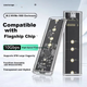 Корпус для зовнішнього SSD-накопичувача LINSTORAGE M.2 NVMe Type-C 3.2, корпус для жорсткого диска з USB 3.2 та портом USB 3.2 для ноутбука та мобільного телефону - изображение 4