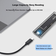 Корпус для зовнішнього SSD-накопичувача LINSTORAGE M.2 NVMe Type-C 3.2, корпус для жорсткого диска з USB 3.2 та портом USB 3.2 для ноутбука та мобільного телефону - изображение 6