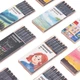 Ручка для каллиграфии Monami Soft Brush, кисть для живописи, кисть для акварели, водостойкая и не выцветающая, набор из 6 цветов для рисования от руки, акварельная кисть из серии Sunrise. - изображение 1