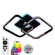 Люстра світлодіодна з музичною колонкою та RGB підсвіткою для спальні та дитячої VALESO YZD1272 - зображення 9