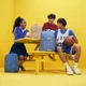 Легкий рюкзак American Tourister большой вместимости для путешествий, модель Hu Xianxu's Style Commuter Bag QI5, песочный цвет. - изображение 4
