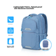 Легкий рюкзак American Tourister большой вместимости для путешествий, модель Hu Xianxu's Style Commuter Bag QI5, песочный цвет. - изображение 5