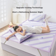 Оригінальний охолоджувальний килимок JD 250D Milk Silk Soft, прохолодний та антибактеріальний, набір із трьох предметів, килимок Ice Silk класу A, 1,5*2 м, щасливий пінгвін - изображение 6