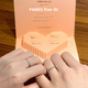Кольца парные Fanci Love Frequency серебряные, набор из 2 шт, подарок на годовщину - изображение 4