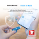 Флешка SanDisk 512ГБ Type-C USB 3.2 Dual Drive DDC3, 400МБ/с, синя - зображення 7