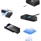 Корпус Mihu для жесткого диска 3.5" внешний USB 3.0, SATA, для HDD/SSD, X3A - изображение 3