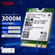 Встроенный модуль MOGE AX200, беспроводная сетевая карта WIFI6, двухдиапазонная беспроводная сетевая карта для ноутбука 3000 Мбит/с, приемник Wi-Fi с интерфейсом M2 и Bluetooth 5.2, беспроводной сетевой приемник. - изображение 4