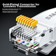 Патч-корд SAMZHE BBP630 Cat 6 плоский 1 Гбіт/с 30 м Білий - зображення 8