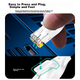 Патч-корд SAMZHE BBP630 Cat 6 плоский 1 Гбіт/с 30 м Білий - зображення 9