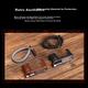 Комплектация SmallRig 4880: L-образная рукоятка для камеры Fuji X-M5, упор для большого пальца XM5, крышка «горячего башмака», кожаный чехол для камеры, подставка, клетка для фотоаппарата Time Machine с полным покрытием, аксессуары для фотосъемки. - зображення 5