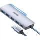 Хаб UNITEK USB 3.2 10G Gen2 розширювальний 4-портовий з Type-C, для ноутбуків/ПК, 0.3м - зображення 3