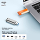 Флеш-накопичувач Aigo 512 ГБ USB 3.2, висувний дизайн U332, молодіжне поєднання двох кольорів, колір «темно-сірий космос» - изображение 5