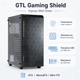 Корпус для ПК GTL Gaming Shield Midi-Tower без БП ATX/MicroATX/Mini-ITX Black (GTL2625B1) - изображение 1