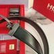 Двосторонній чоловічий ремінь 120 см з натуральної шкіри Пасок з двома пряжками в подарунковій коробочці Шкіряний ремінь для джинс (219) - зображення 7