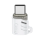 Перехідник USB Type-C M/microUSB F XO NB256G білий - зображення 1