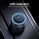 Автомобільний зарядний пристрій UGREEN EC307 30W 3-Port Fast Car Charger Dark-Grey - изображение 6