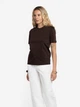 Футболка жіноча коричнева бавовняна Arber T-SHIRT WF-19 XS коричневий (W13.05.38.620) - изображение 3