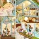 Румбокс Будиночок Квіткова мрія Roombox Floral Reverie Kit DIY Miniature Dollhouse K-1082 - изображение 4