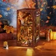 Бук Нук Сутінковий котедж 3D Інтер'єрний конструктор Twilight Cottage DIY Book Nook Kit SL-07 - изображение 7