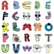 Набор стикеров стикерпак 50 шт Алфавит Лор Роблокс Lore Alphabet Roblox виниловые водостойкие наклейки - изображение 4