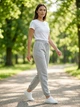 Брюки спортивные женские 46 Светло-серый (738931-46) - изображение 4
